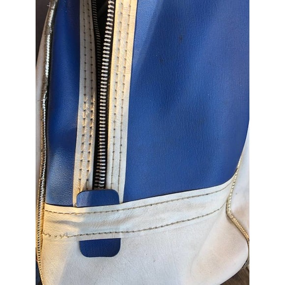 Bags Red White Blue Retro Bowling Bag Vintage 197s Rockabilly Bowling